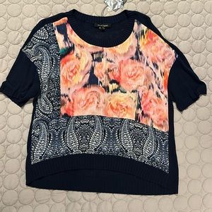 Nanette Lepore light navy sweater